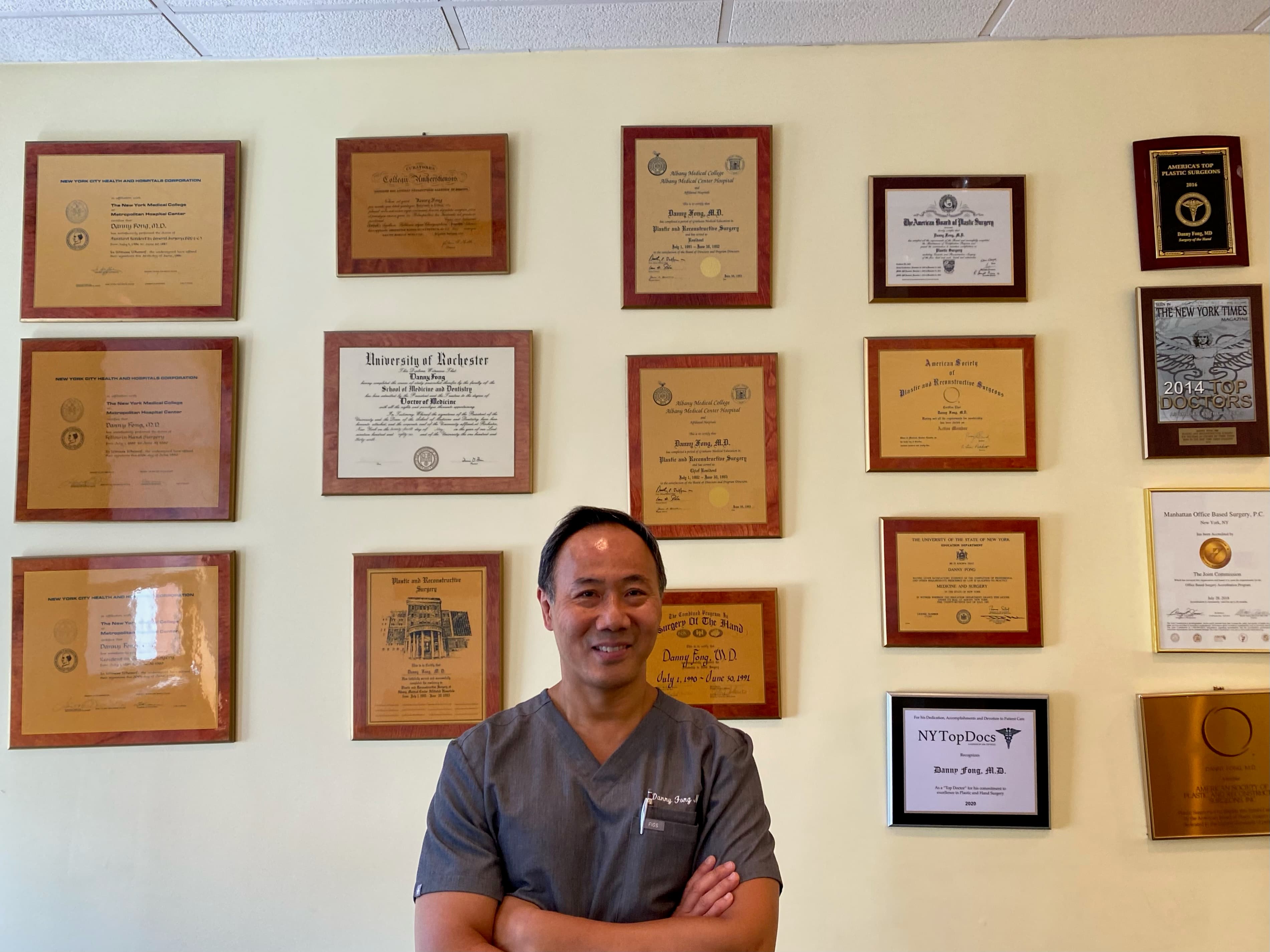 Danny Fong, MD at his Canal Street practice